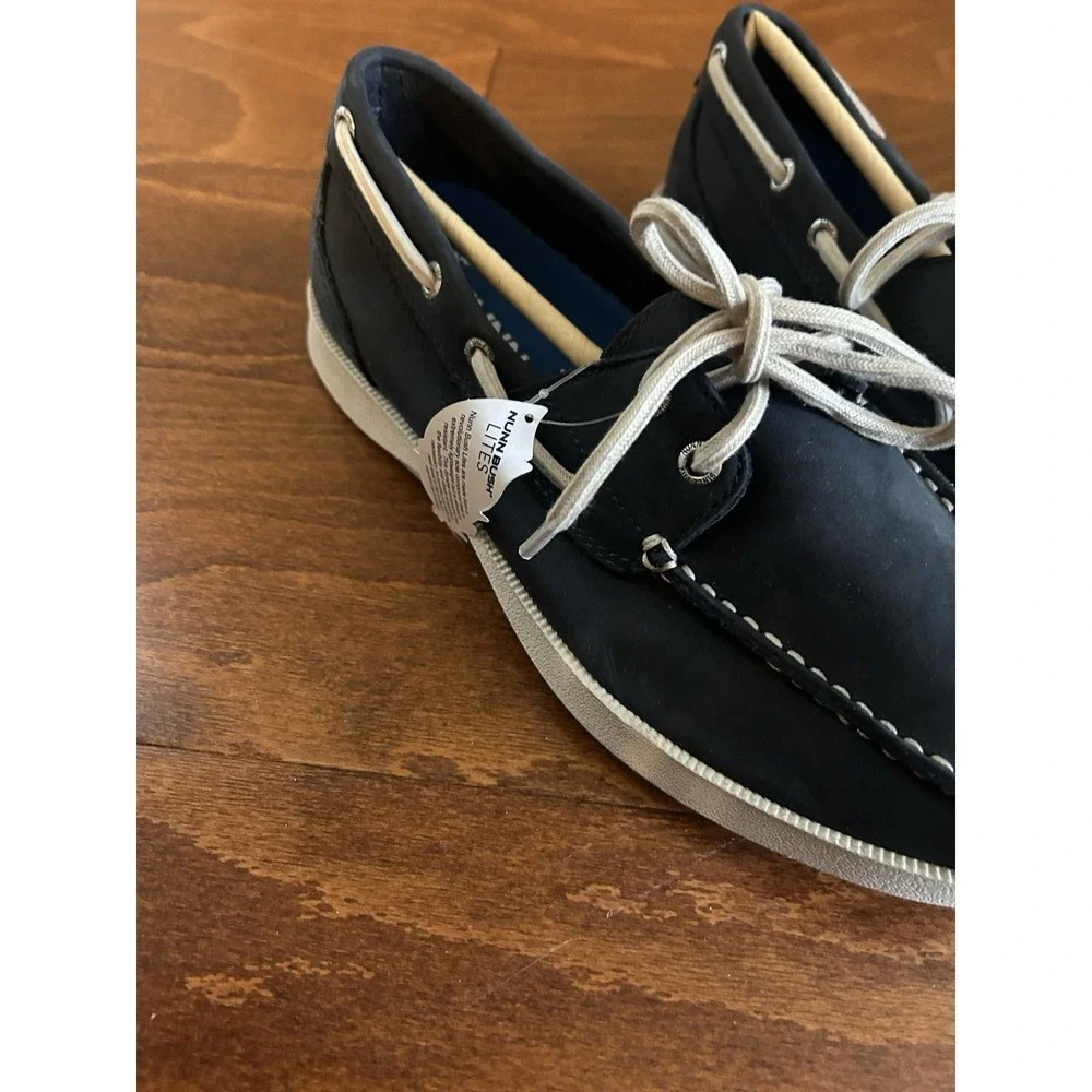 Nunn Bush mens Leather Two Eye Oxford Lace Up‎ Boat Shoes NEW Size 7